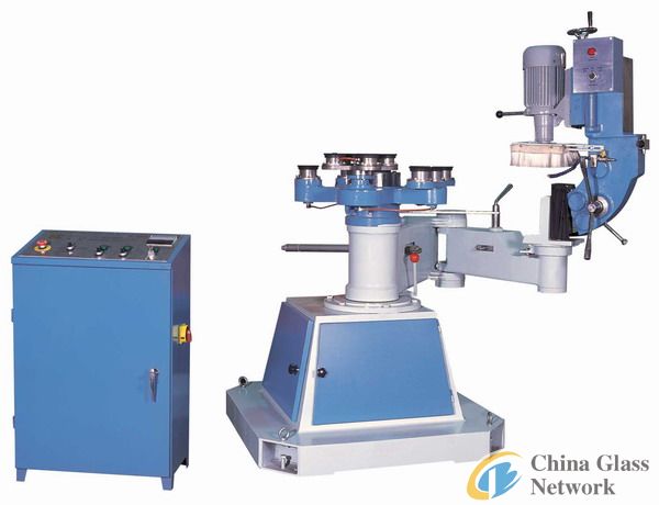 Shaped glass edge grinding machine